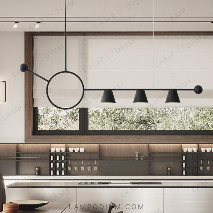 Linear, row luminaire HEDVIG