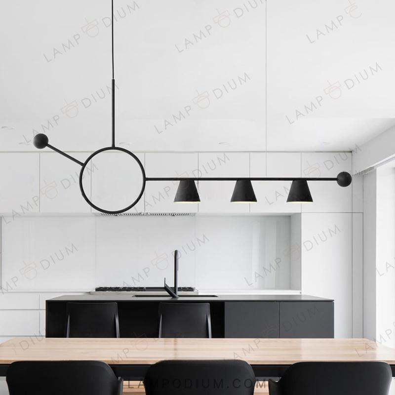 Linear, row luminaire HEDVIG