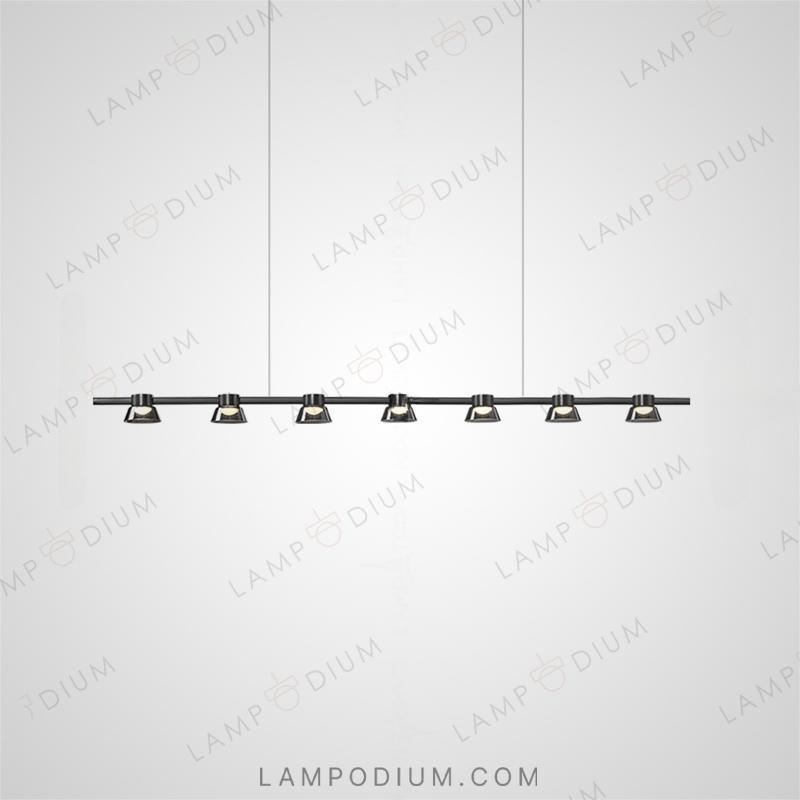 Linear, row luminaire HILDFRID L