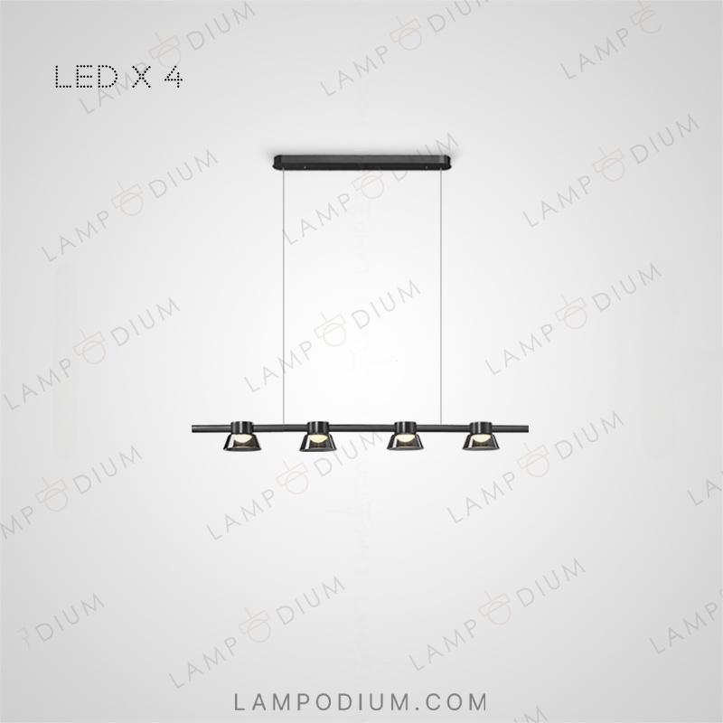 Linear, row luminaire HILDFRID L