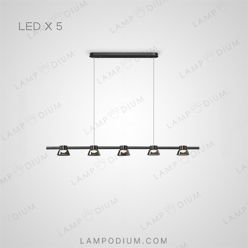 Linear, row luminaire HILDFRID L