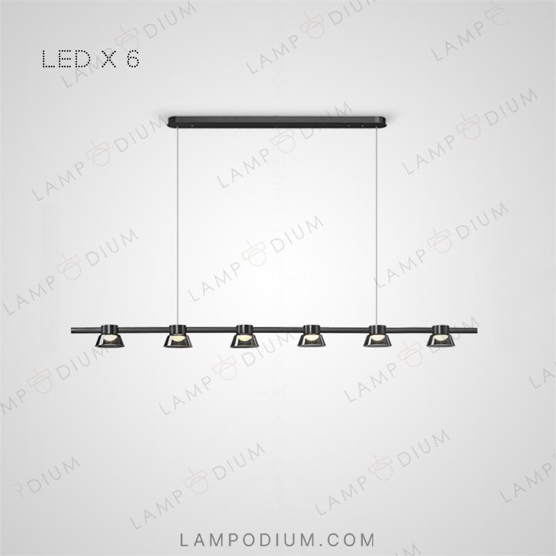 Linear, row luminaire HILDFRID L