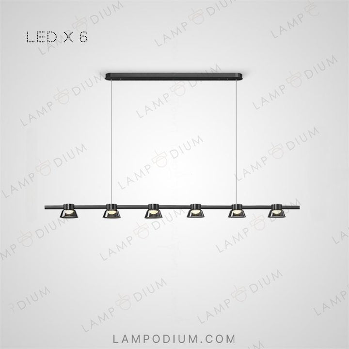 Linear, row luminaire HILDFRID L