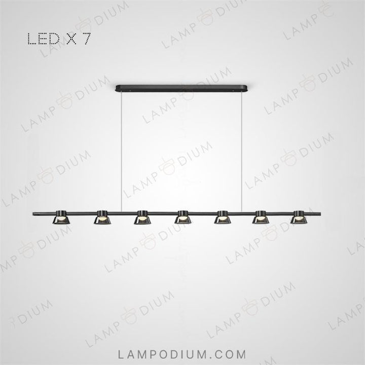 Linear, row luminaire HILDFRID L