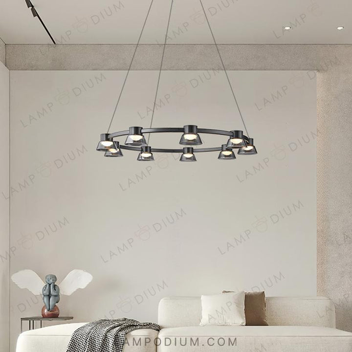 Circular chandeliers and fixtures HILDFRID