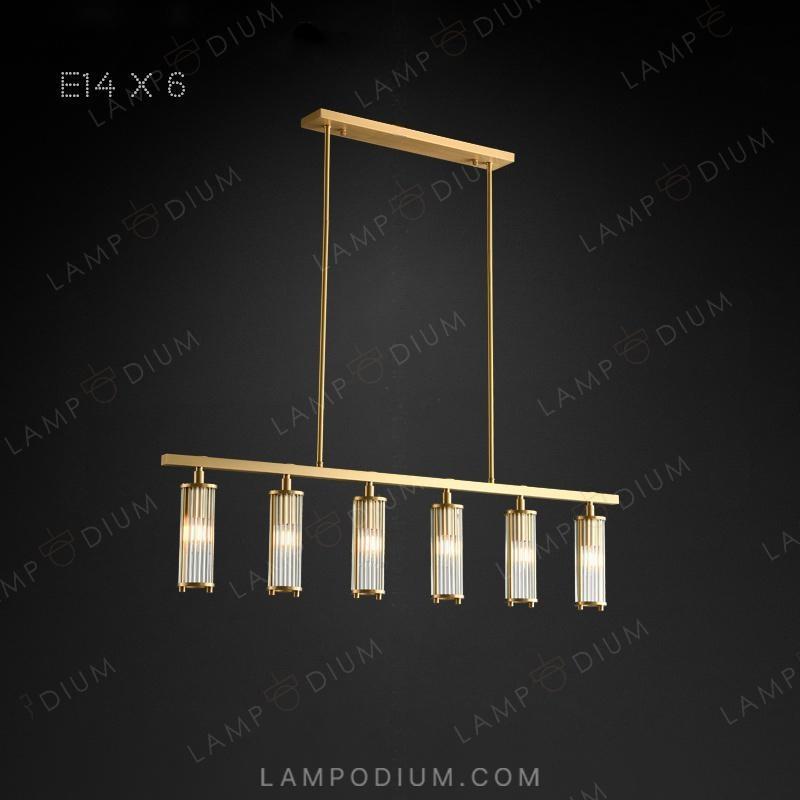 Linear, row luminaire HILDIS LONG