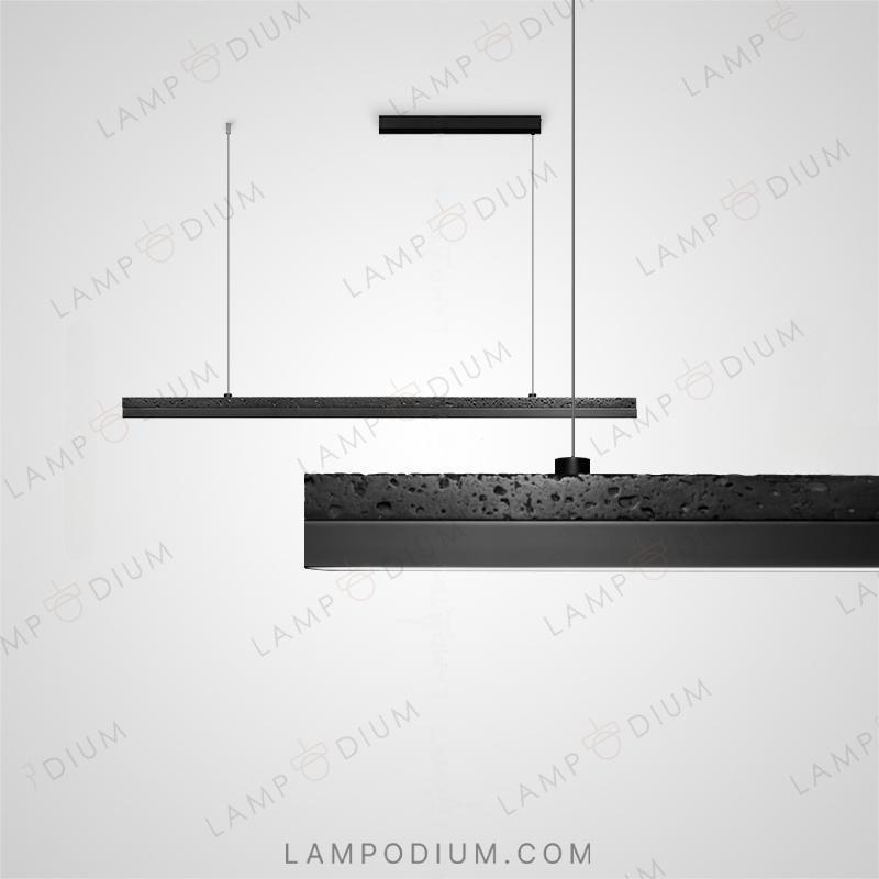 Linear, row luminaire HILL