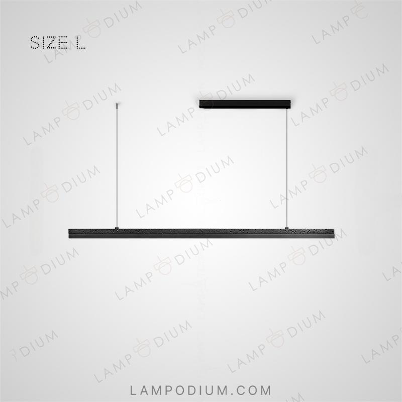 Linear, row luminaire HILL