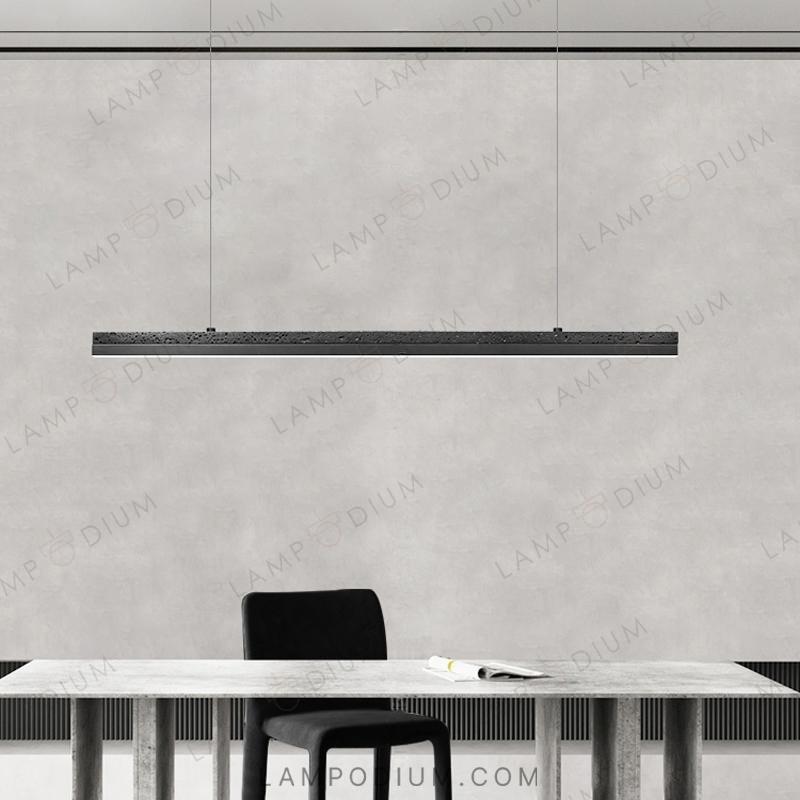 Linear, row luminaire HILL