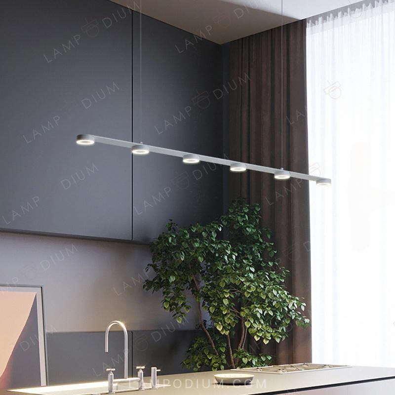 Linear, row luminaire HOLLAND L