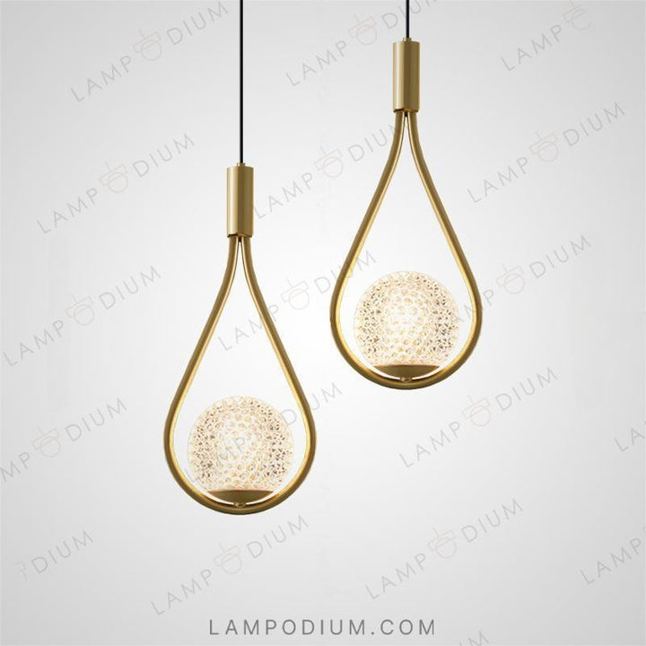 Pendant light HOOP DROP LUX