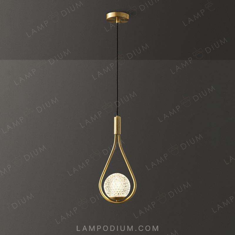 Pendant light HOOP DROP LUX