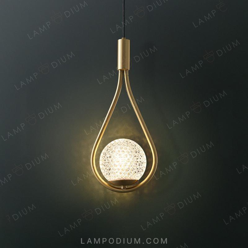 Pendant light HOOP DROP LUX