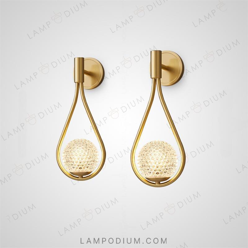 Wall lamp HOOP DROP WALL LUX