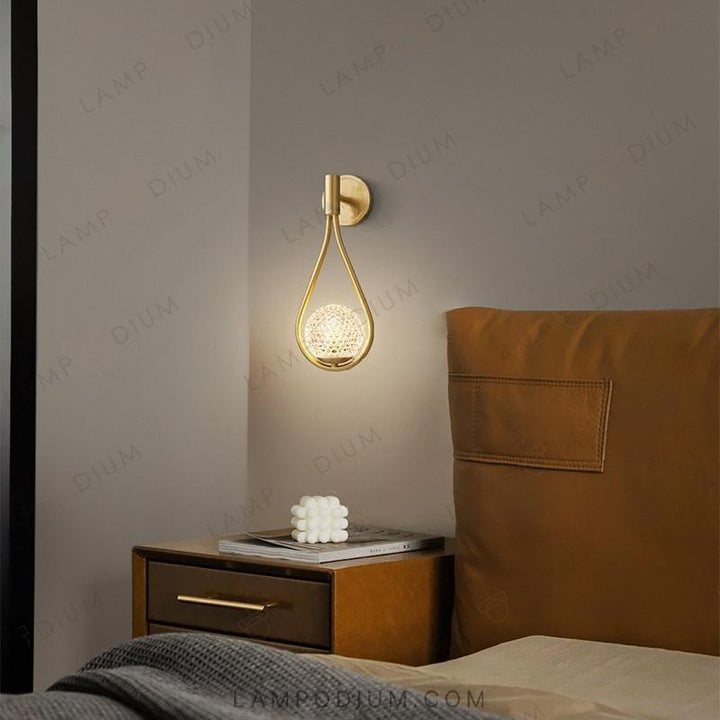 Wall lamp HOOP DROP WALL LUX