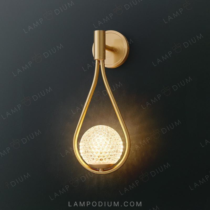 Wall lamp HOOP DROP WALL LUX