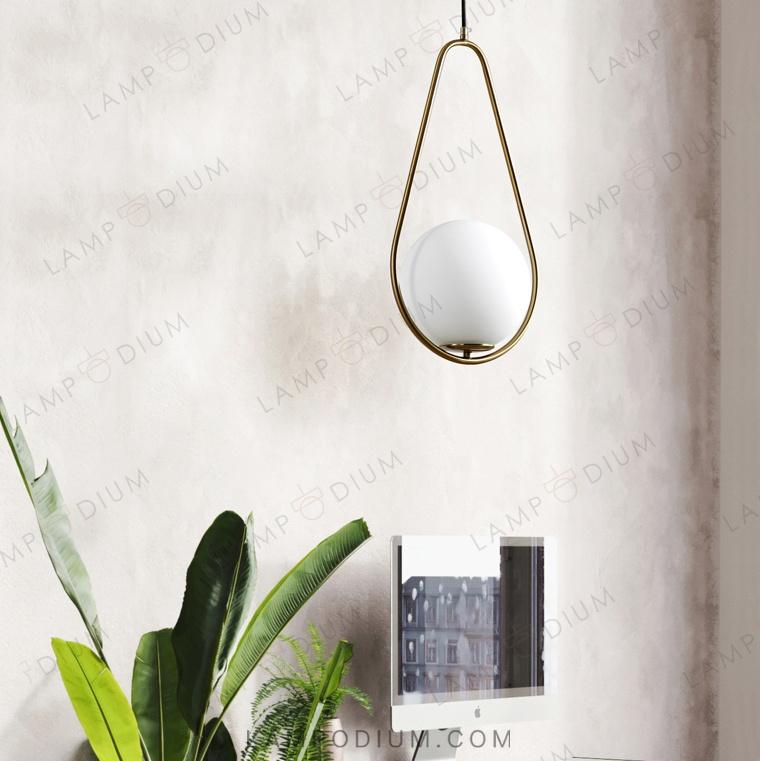 Pendant light HOOP DROP