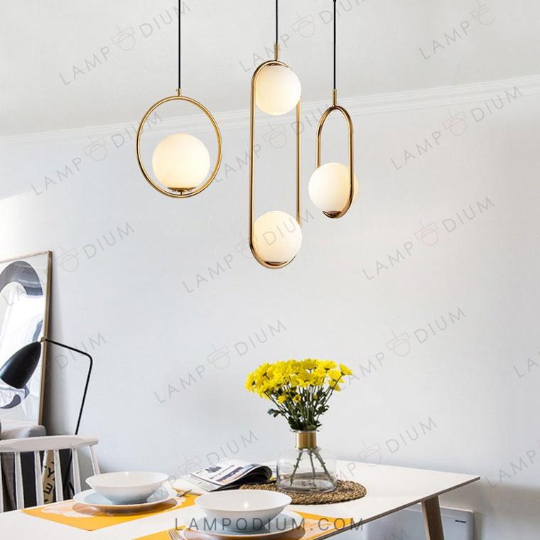 Pendant light HOOP DUO