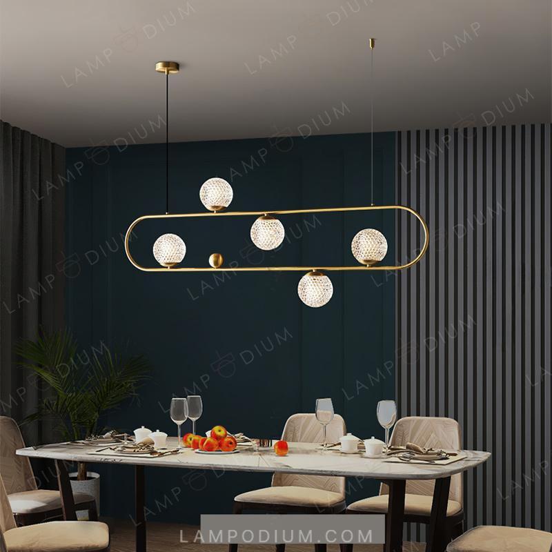 Linear, row luminaire HOOP LONG LUX