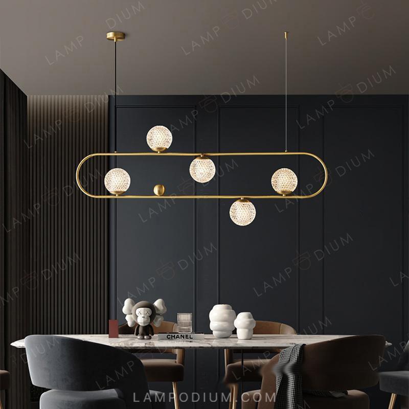 Linear, row luminaire HOOP LONG LUX