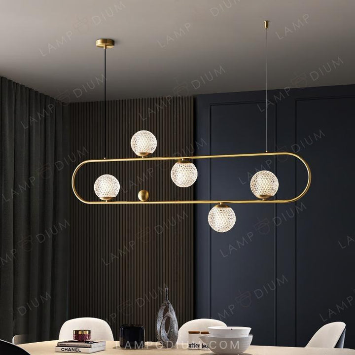 Linear, row luminaire HOOP LONG LUX