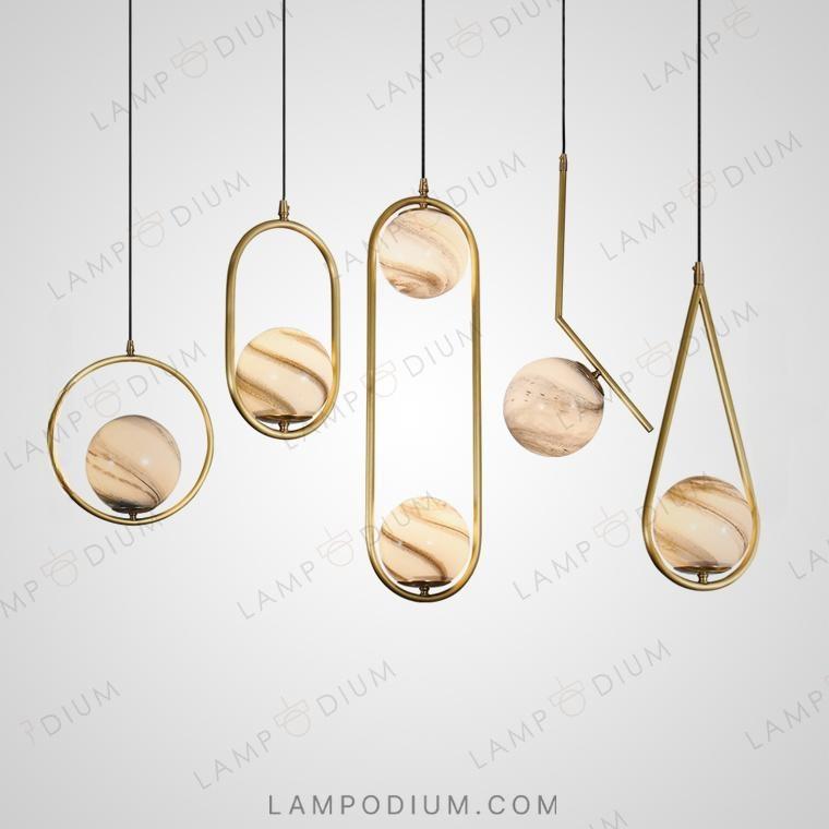 Pendant light HOOP PLANET