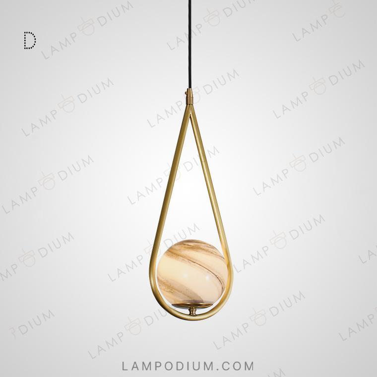 Pendant light HOOP PLANET