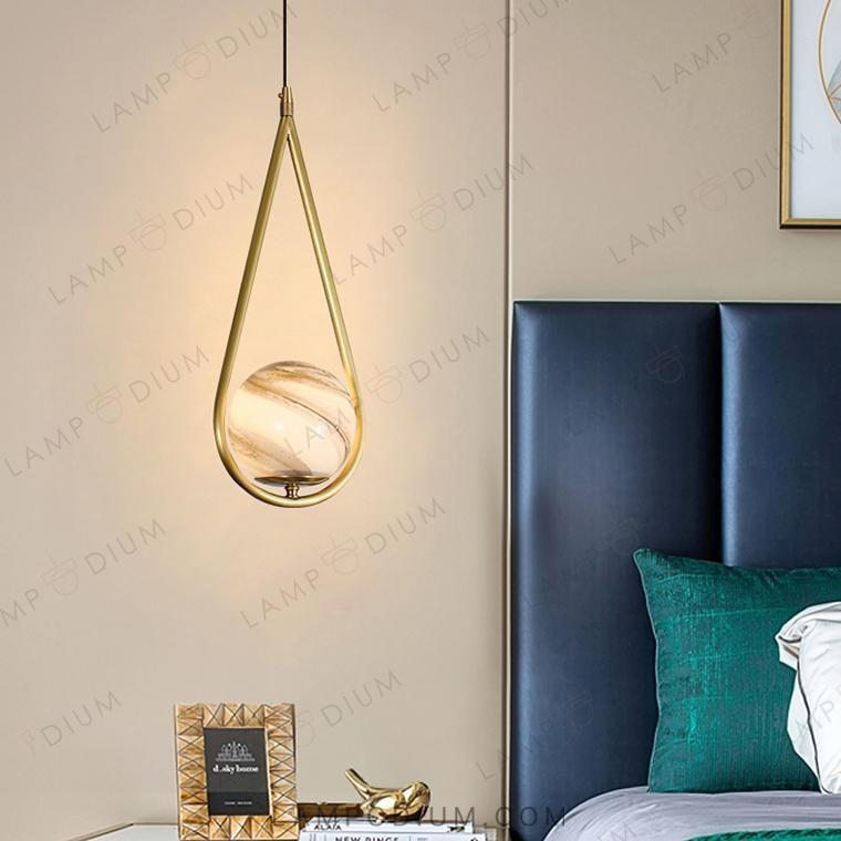 Pendant light HOOP PLANET