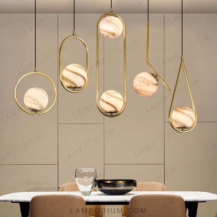 Pendant light HOOP PLANET