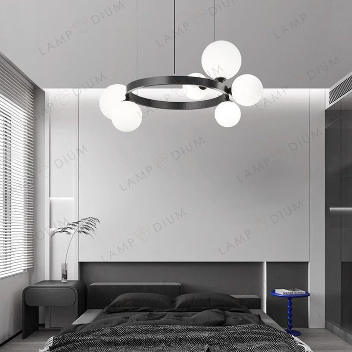 Circular chandeliers and light fixtures IDAR