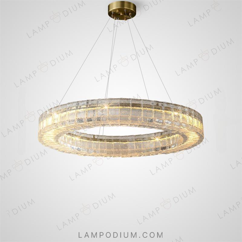 Circular chandeliers and lighting fixtures IMANUEL