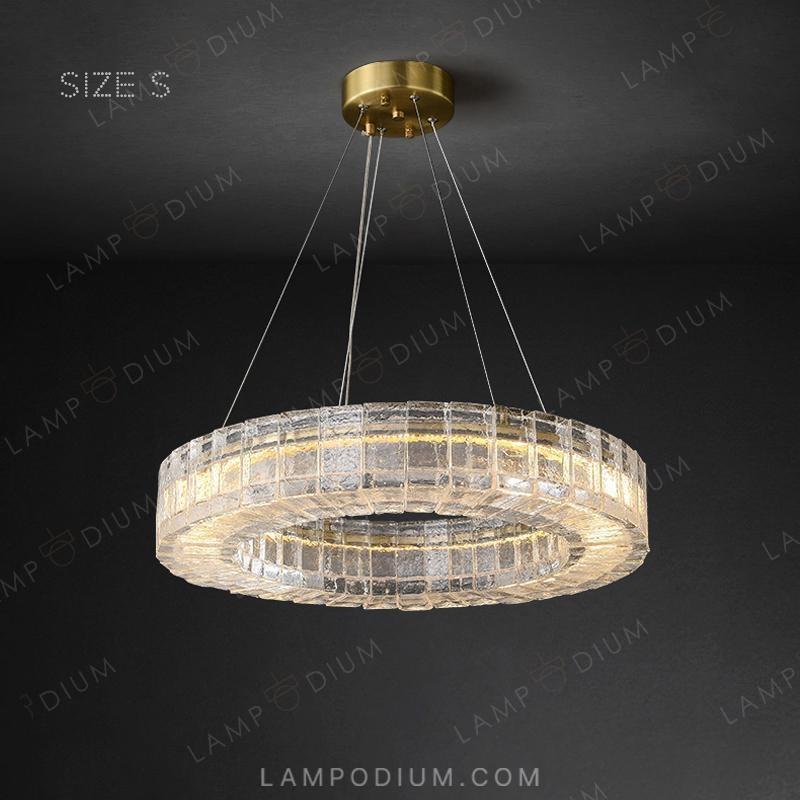 Circular chandeliers and lighting fixtures IMANUEL