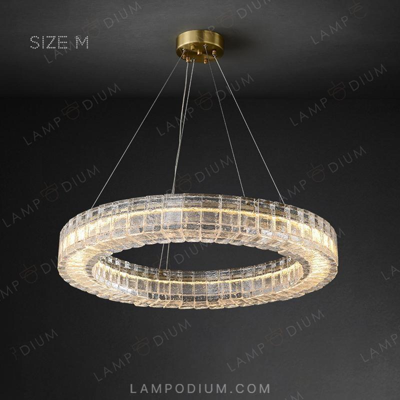 Circular chandeliers and lighting fixtures IMANUEL