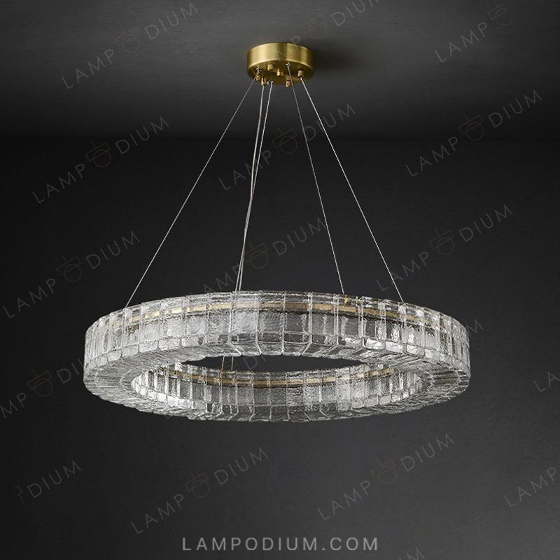 Circular chandeliers and lighting fixtures IMANUEL