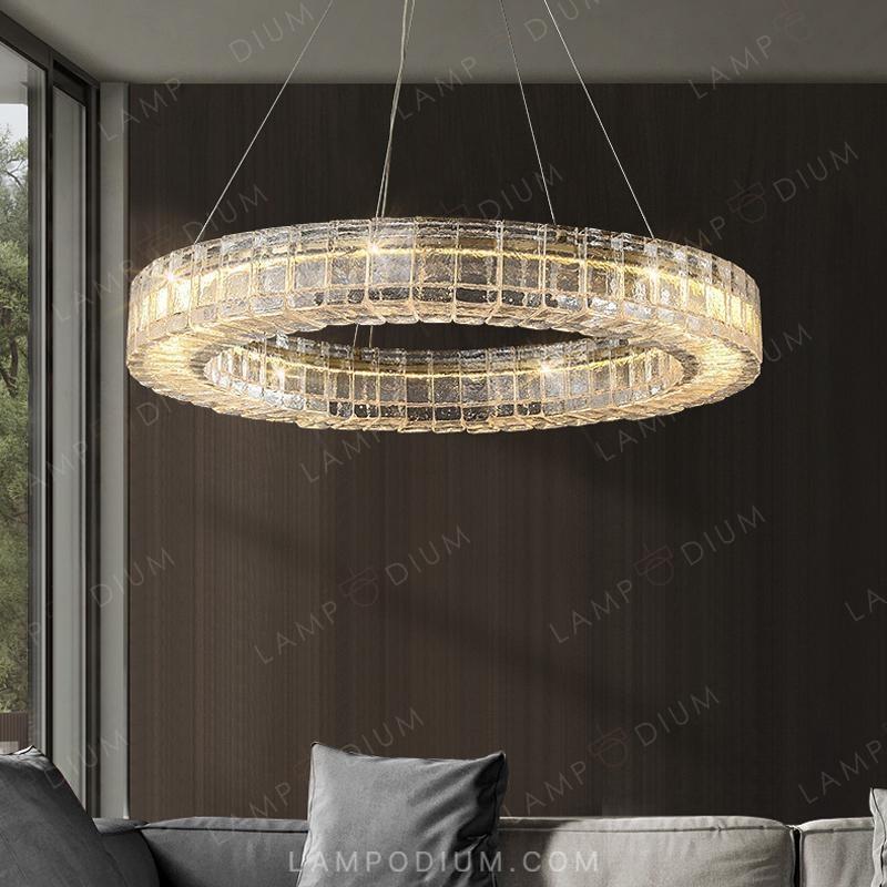 Circular chandeliers and lighting fixtures IMANUEL