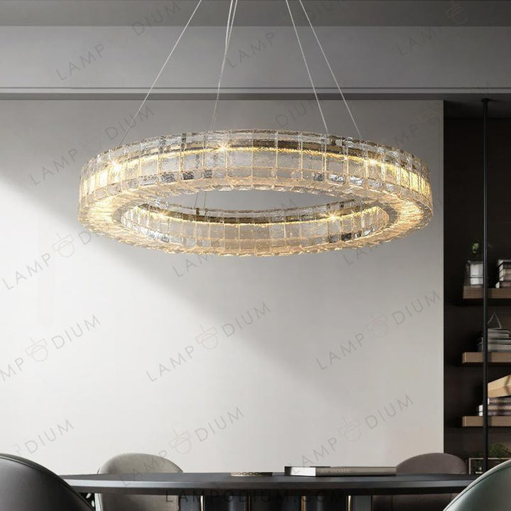 Circular chandeliers and lighting fixtures IMANUEL