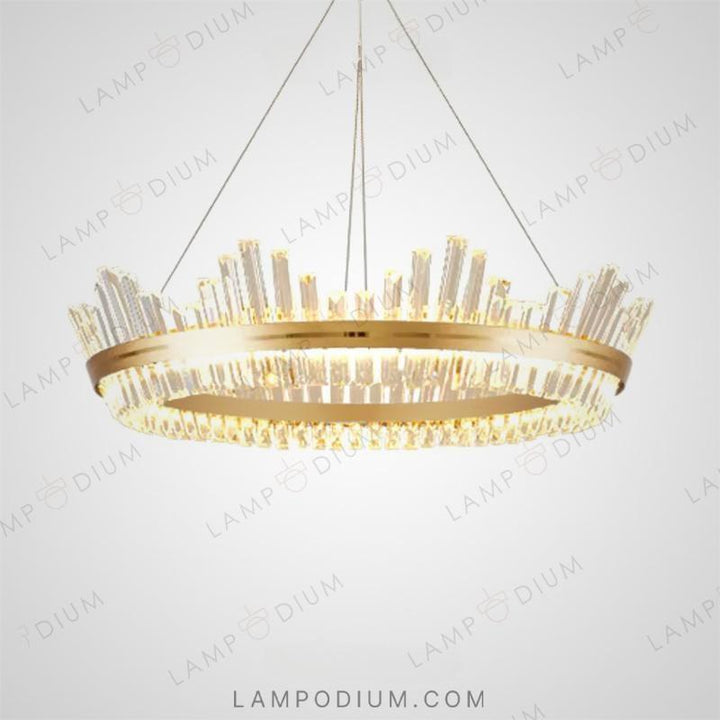 Ring chandeliers and light fixtures IMPERIUM