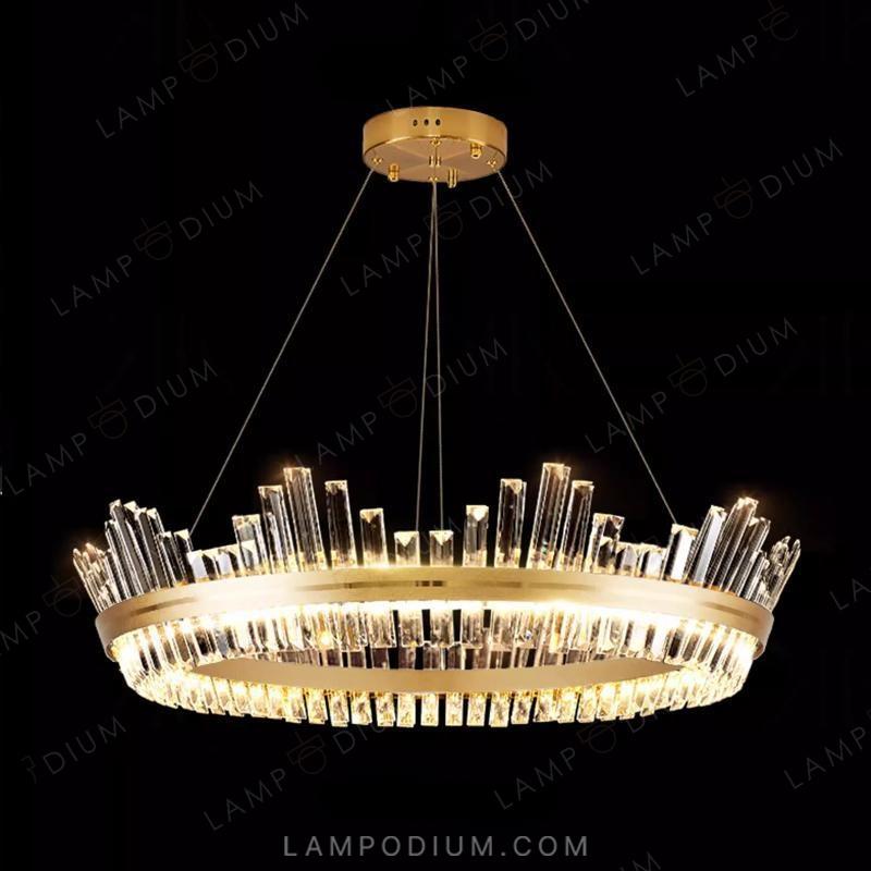 Ring chandeliers and light fixtures IMPERIUM