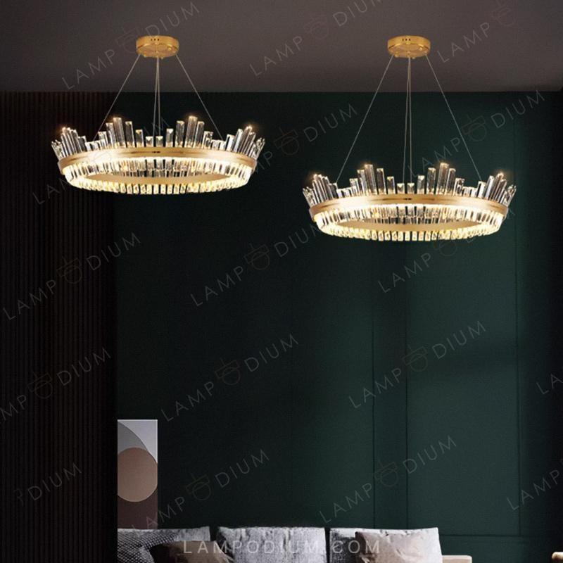 Ring chandeliers and light fixtures IMPERIUM