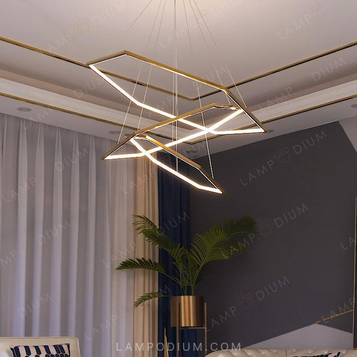 Circular chandeliers and light fixtures IMPRESS LUX