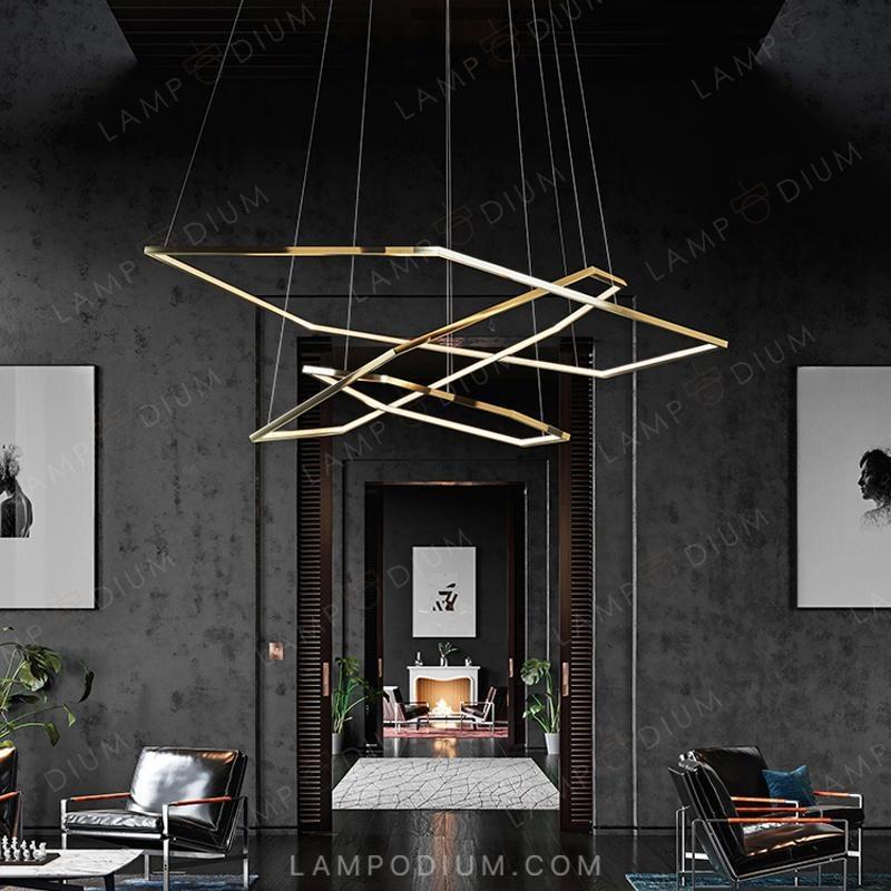 Circular chandeliers and light fixtures IMPRESS LUX