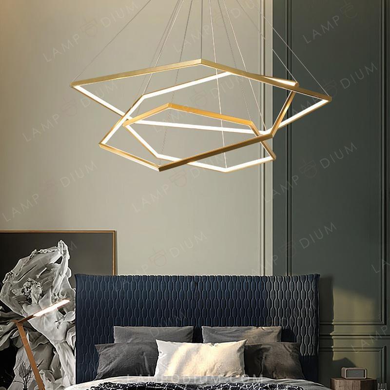 Circular chandeliers and light fixtures IMPRESS LUX