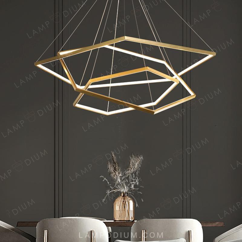 Circular chandeliers and light fixtures IMPRESS LUX