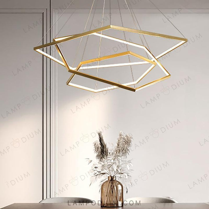 Circular chandeliers and light fixtures IMPRESS LUX