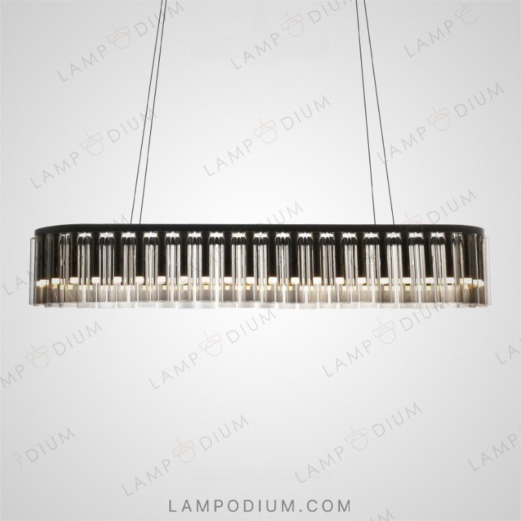 Linear, row luminaire IMRE LONG