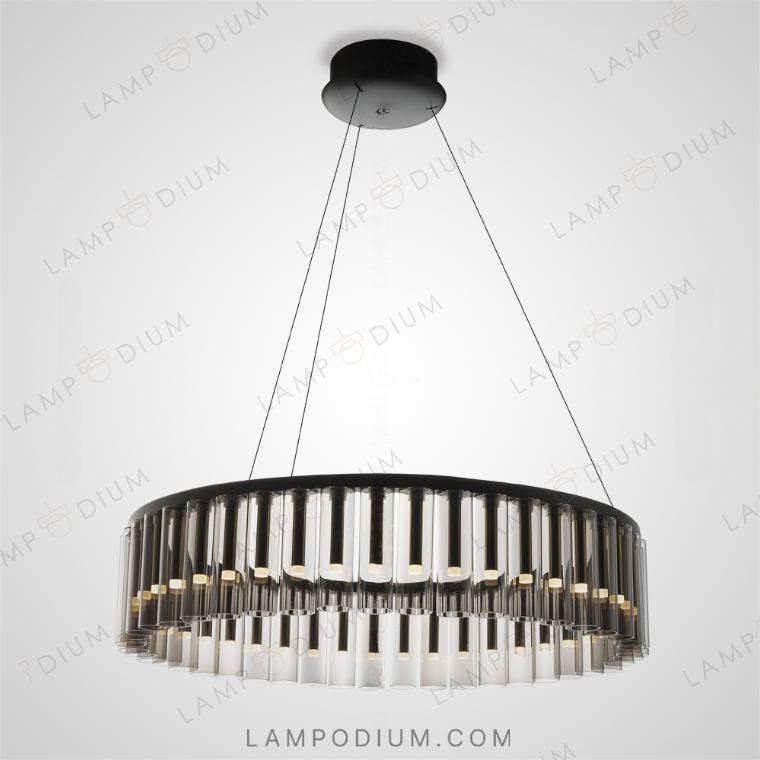 Circular chandeliers and lamps IMRE