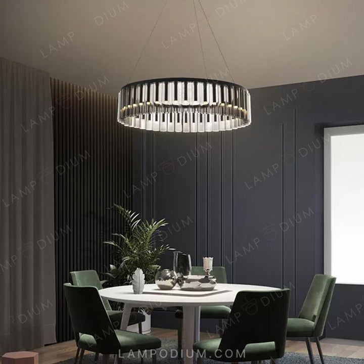 Circular chandeliers and lamps IMRE