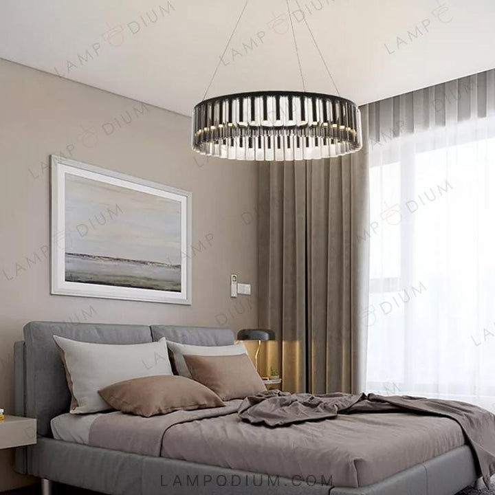 Circular chandeliers and lamps IMRE