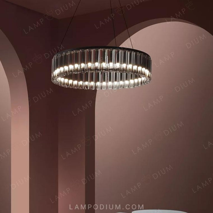 Circular chandeliers and lamps IMRE