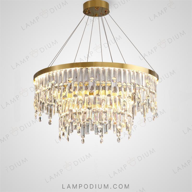 Circular chandeliers and light fixtures INGELINN